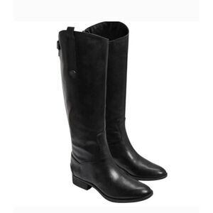 NWOT SAM EDELMAN Free Satchel Ivy With Purchase of Penny Leather Riding Boot Siz